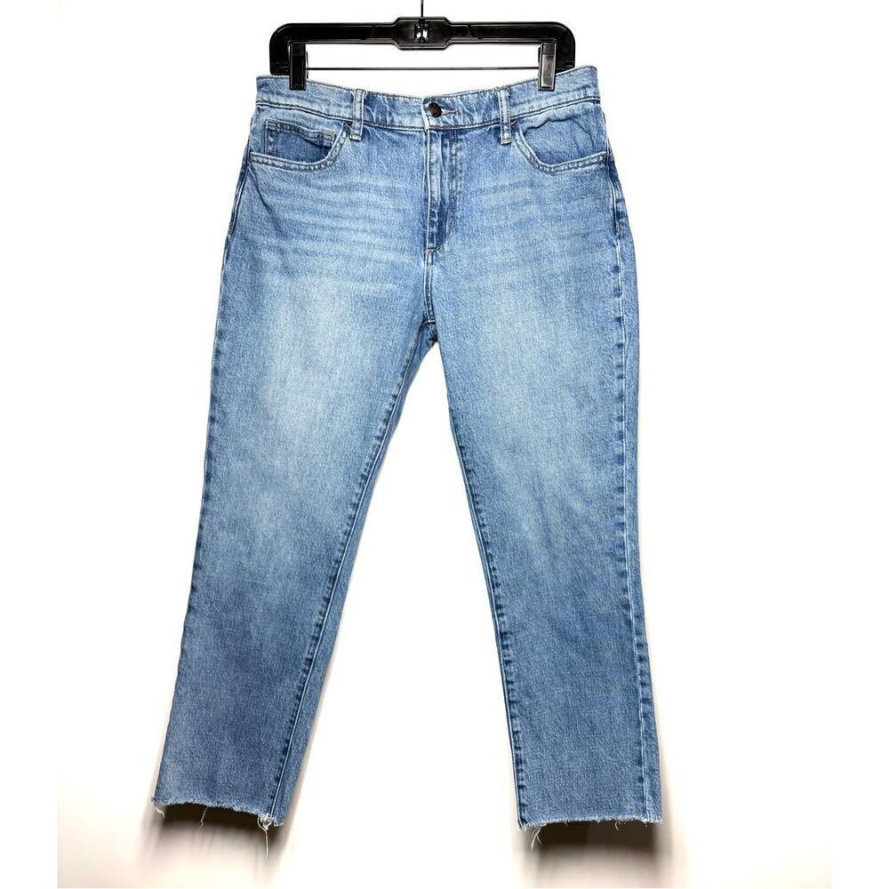 Joes Jeans The Niki High Rise Boyfriend Cropped Jeans Light Wash Denim Women 10